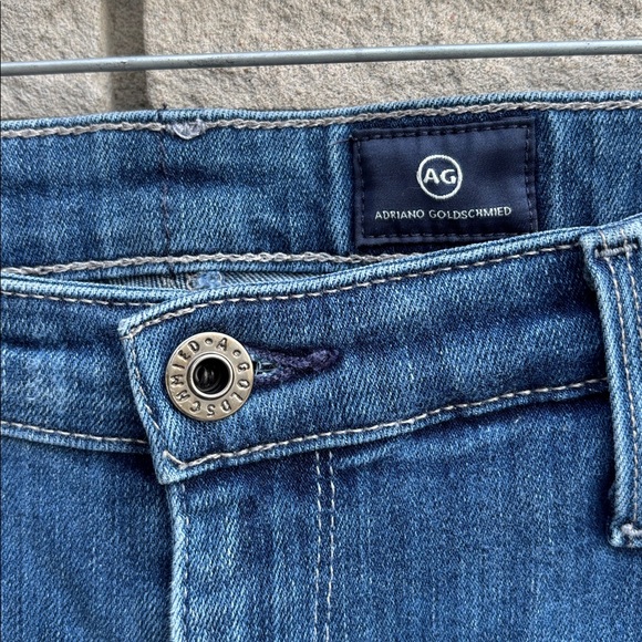 Ag Adriano Goldschmied The Stevie Ankle Slim Straight Ankle Jeans Size 32R - Picture 4 of 10
